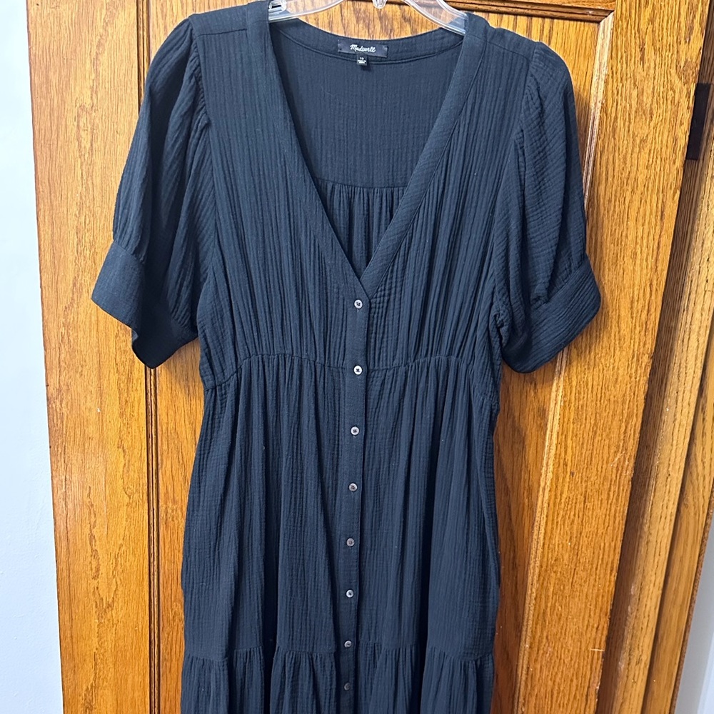 Madewell Lightspun Tiered Dress